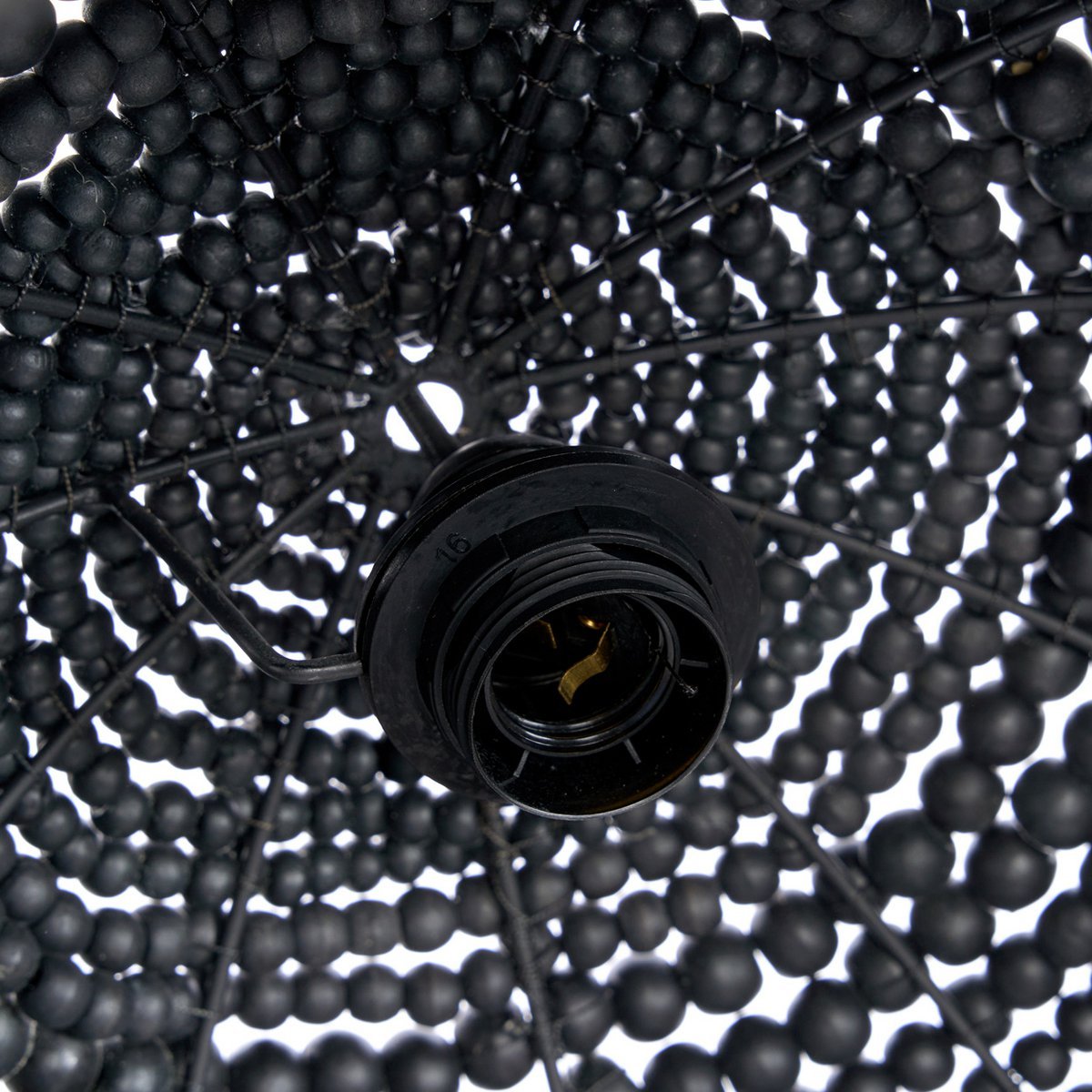 De Houten Kraal Koepel Hanger - Zwart