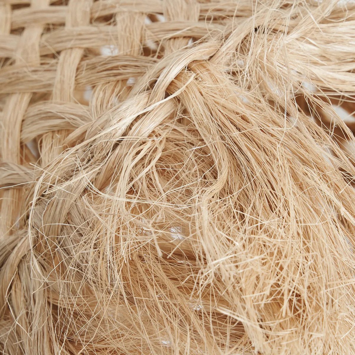 De Abaca Jelly Fish-hanger - Naturel - S