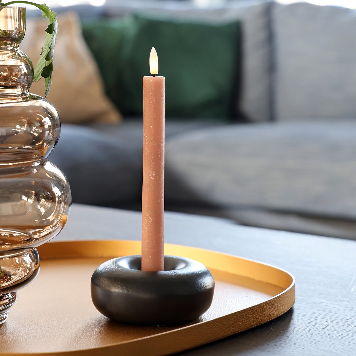 Kaarsenhouder - Batavo black