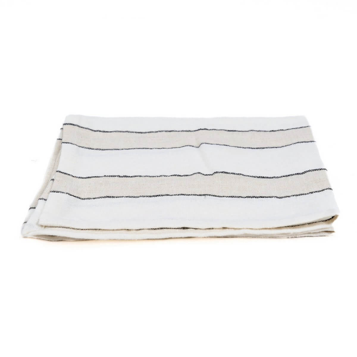 Het Provence Servet - Natuurlijk Zwart Wit - 45x45