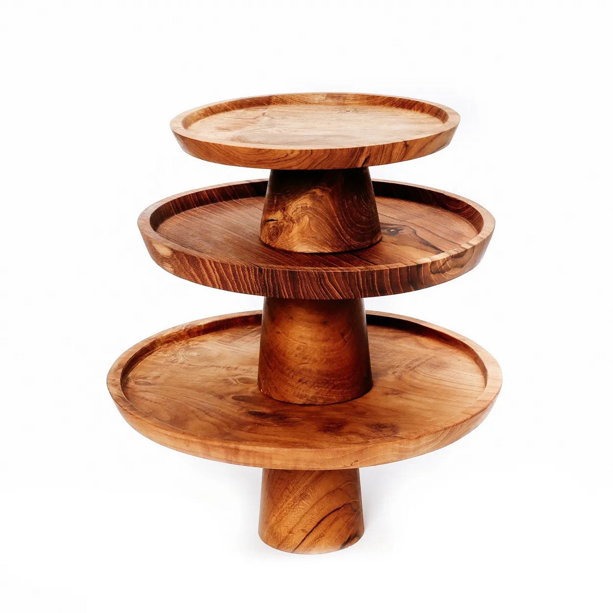 The Teak Root Cake Dish - S