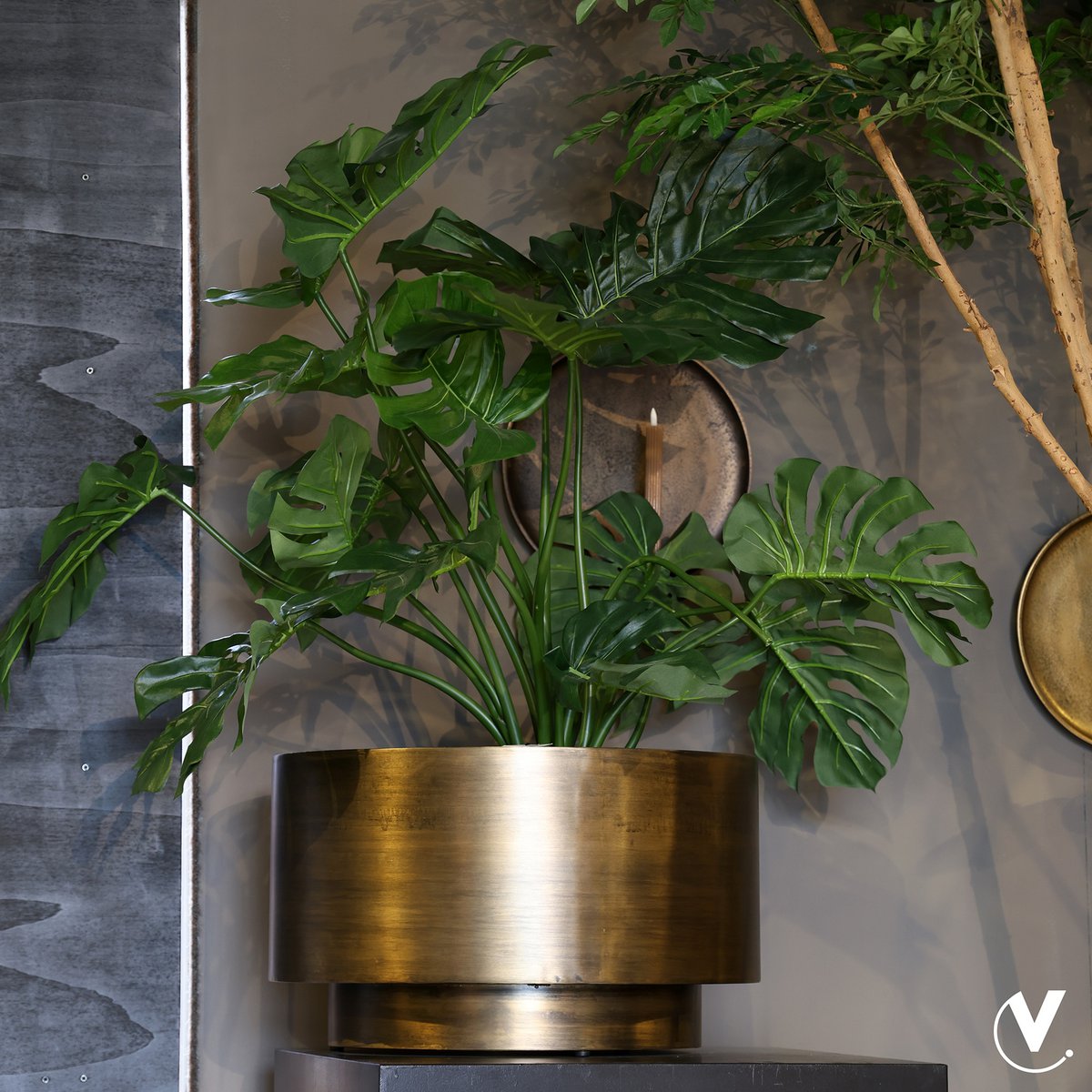 Plantenpot - Uyuni aged brass