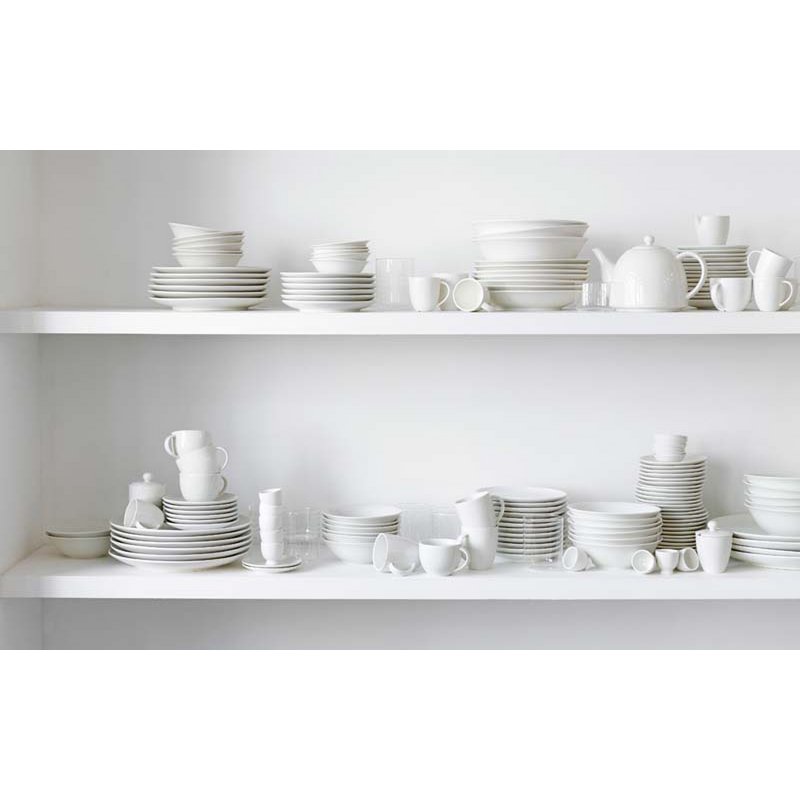 Set/16 Dinnerware Raw White