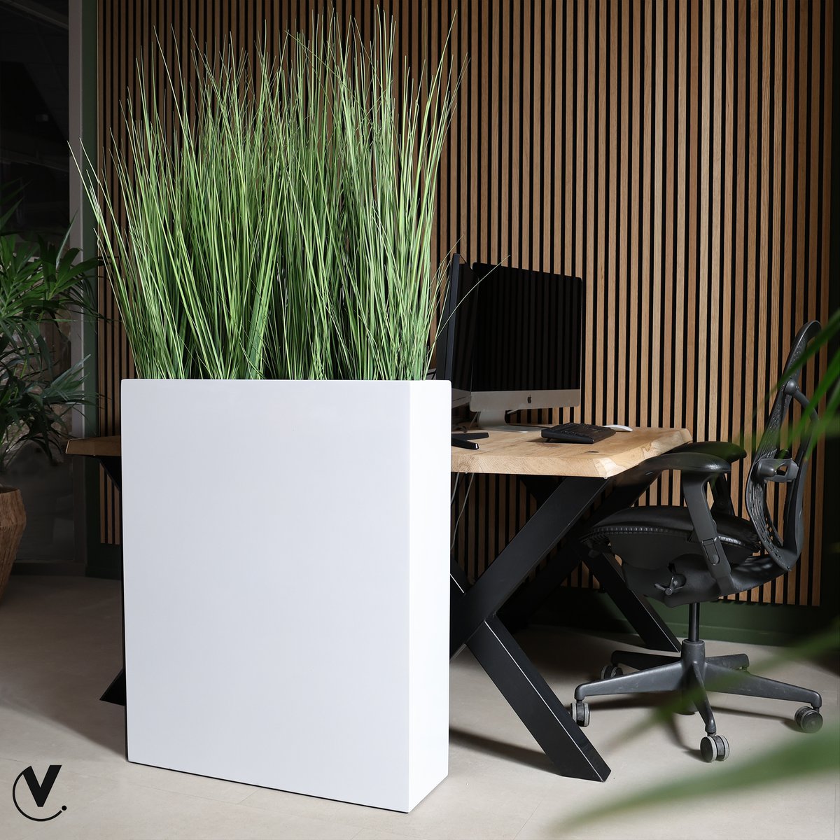 Plantenbak - North Dakota shiny white