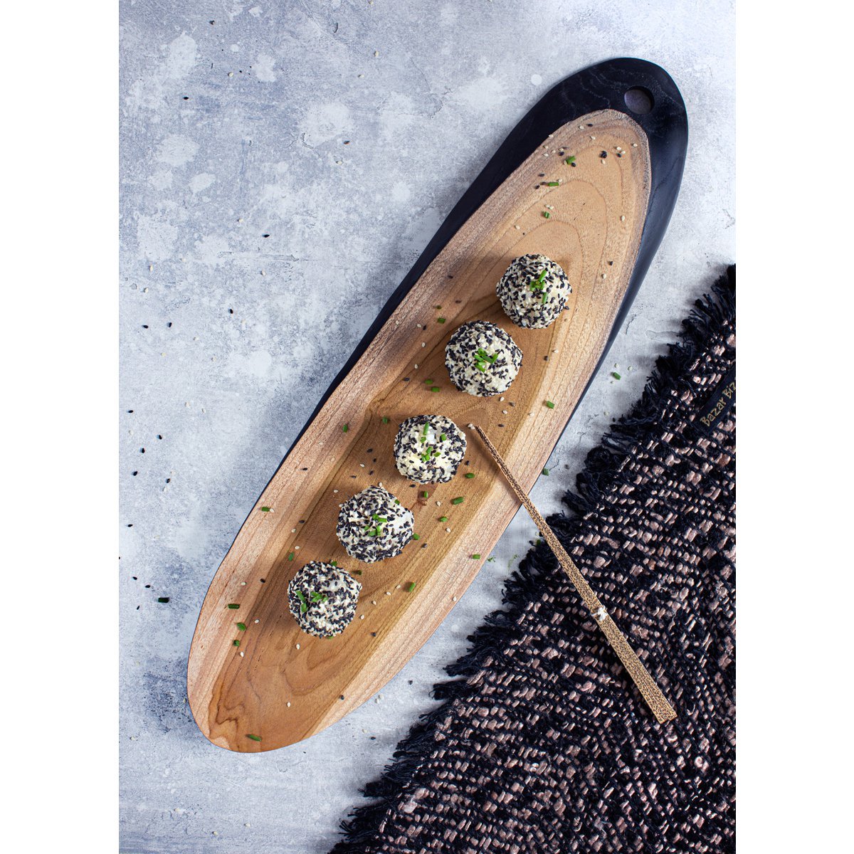 The Oh My Gee Placemat - Zwart Koper