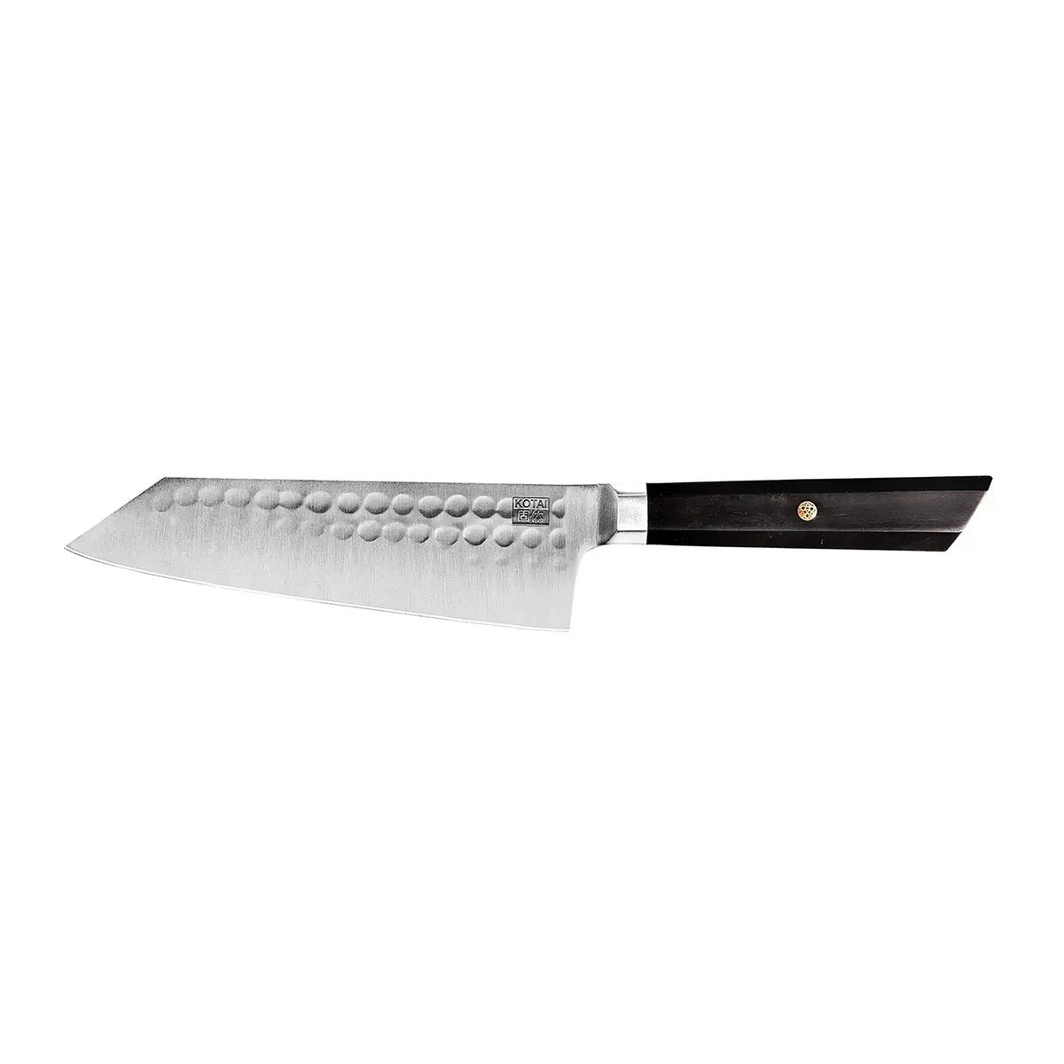 Mes - Bunka Santoku met bamboe Saya en bamboedoos - 170 mm lemmet