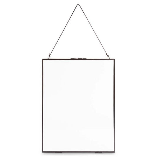 Photo Frame Metal Black with Lock 30x40x0.7cm