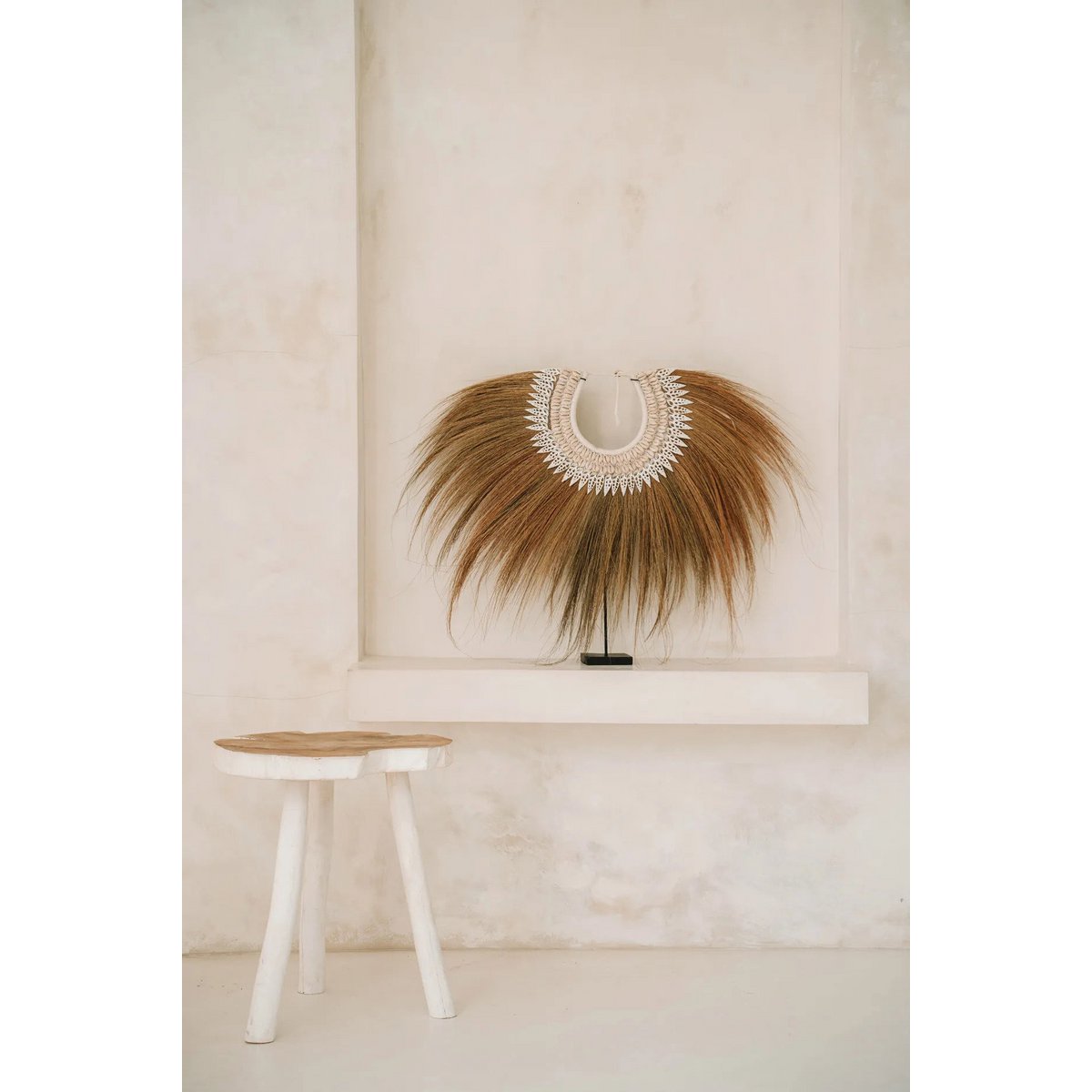 De organische bijzettafel - natuurlijk wit