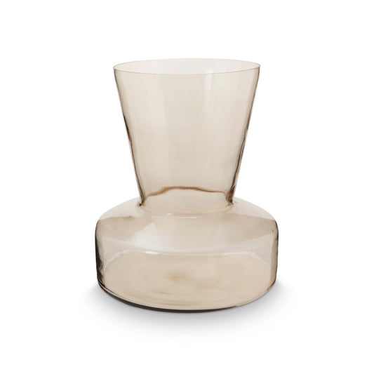 Vase Glass Mirre Sand Trumpet Large 26x30cm