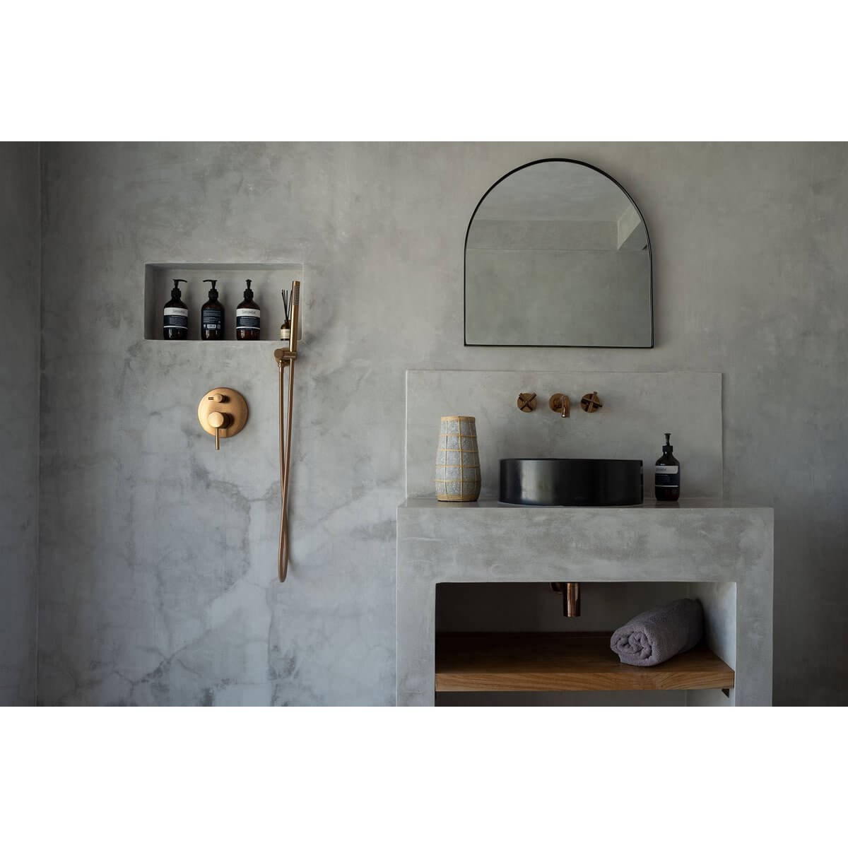 The Cutie Vase - Beton Naturel - L