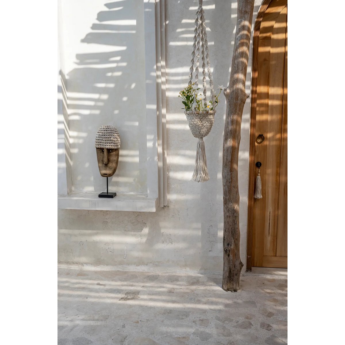 Het kauri-masker op standaard - groot