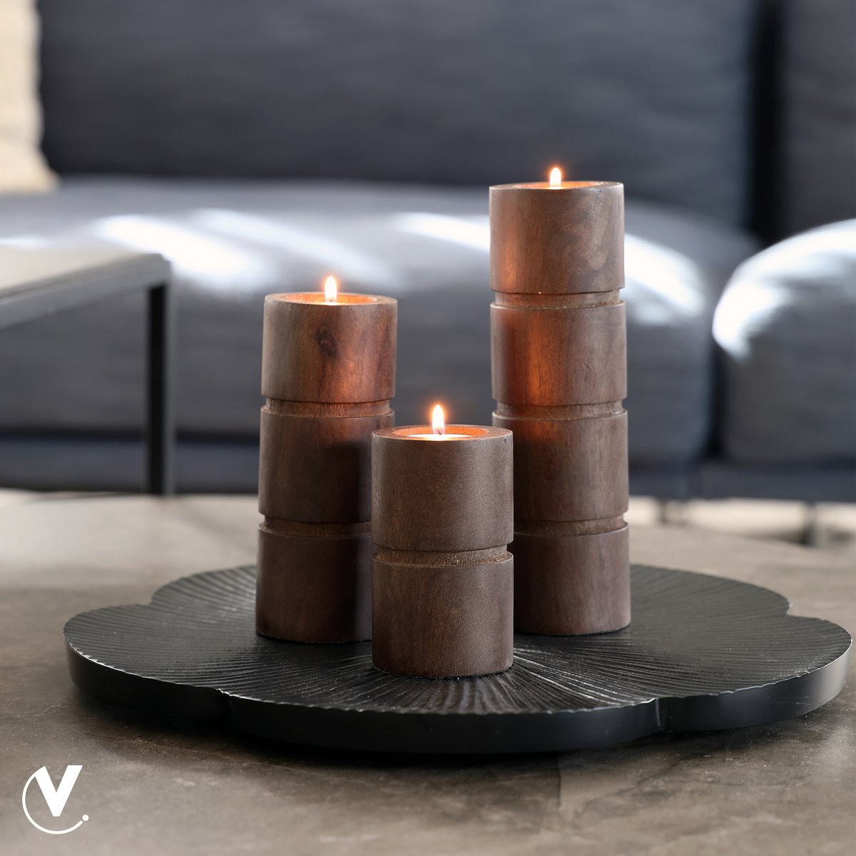 Dienblad - Santa Cruz black