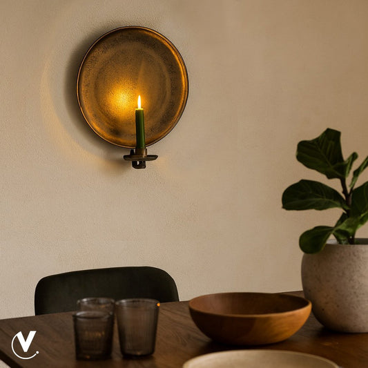 Kaarshouder - Jovita aged brass