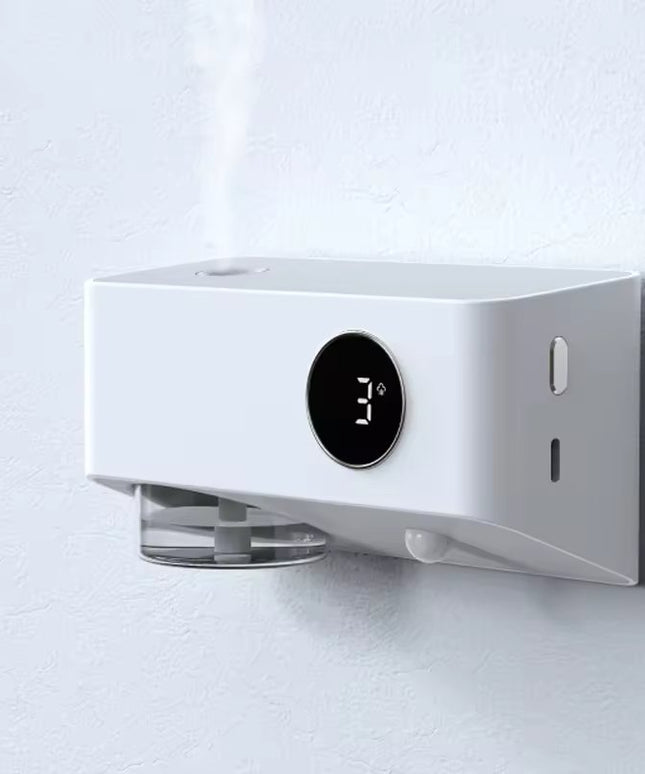 Mini parfumverspreider voor wandmontage