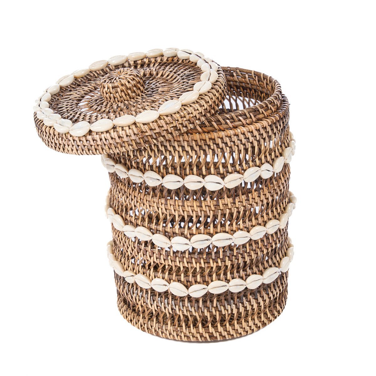 De Shell Opbergbak - Natuurlijk Bruin