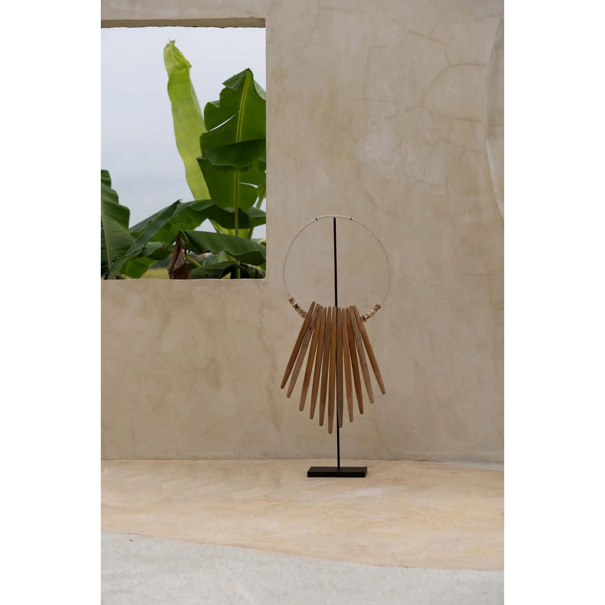 De Houten Stokjes op Standaard - Naturel