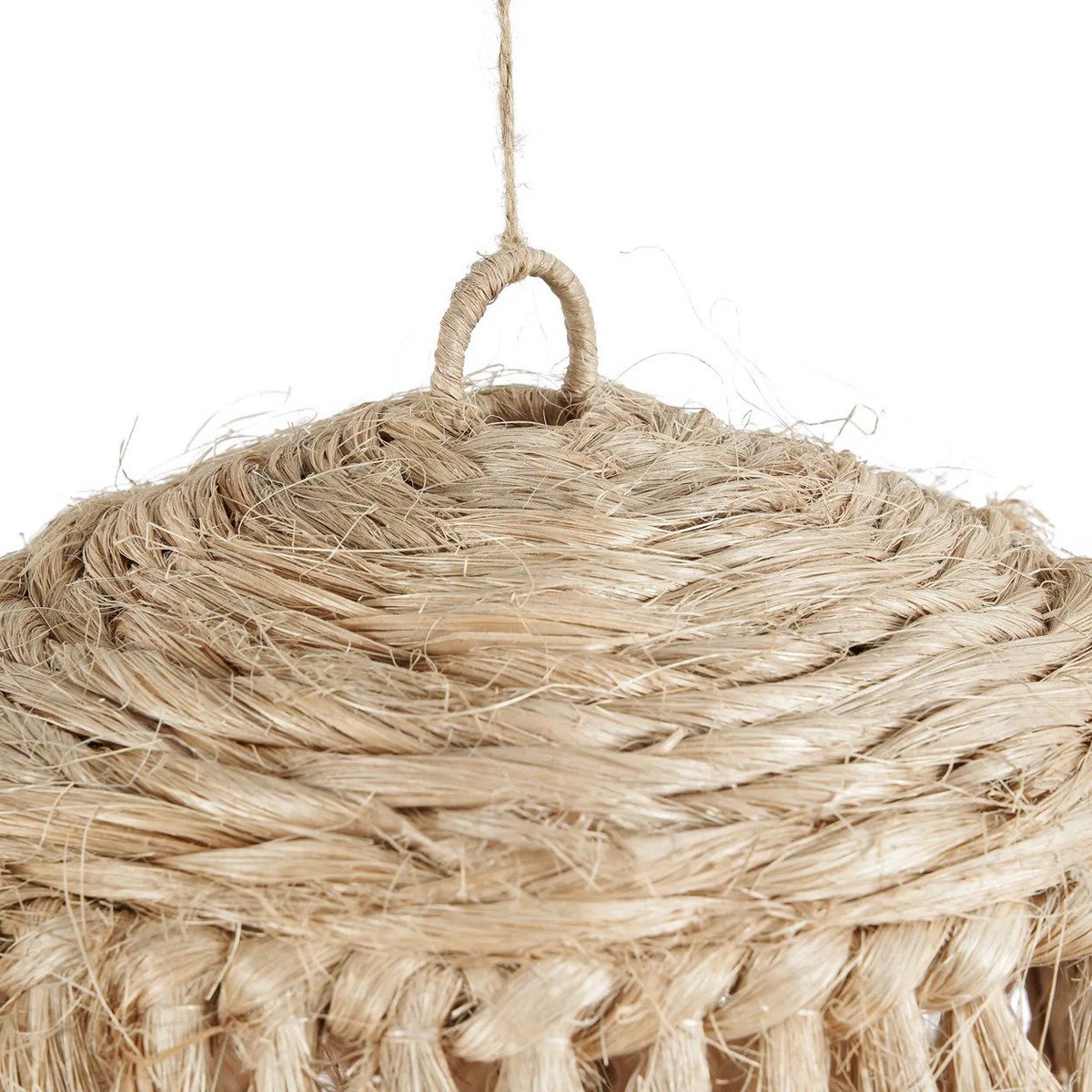 De Abaca Jelly Fish-hanger - Naturel - L