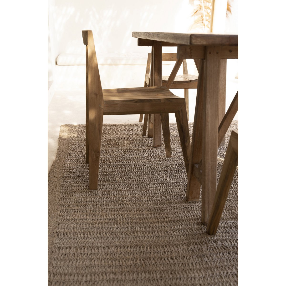 De Paxi Eetkamerstoel - Naturel - Buiten