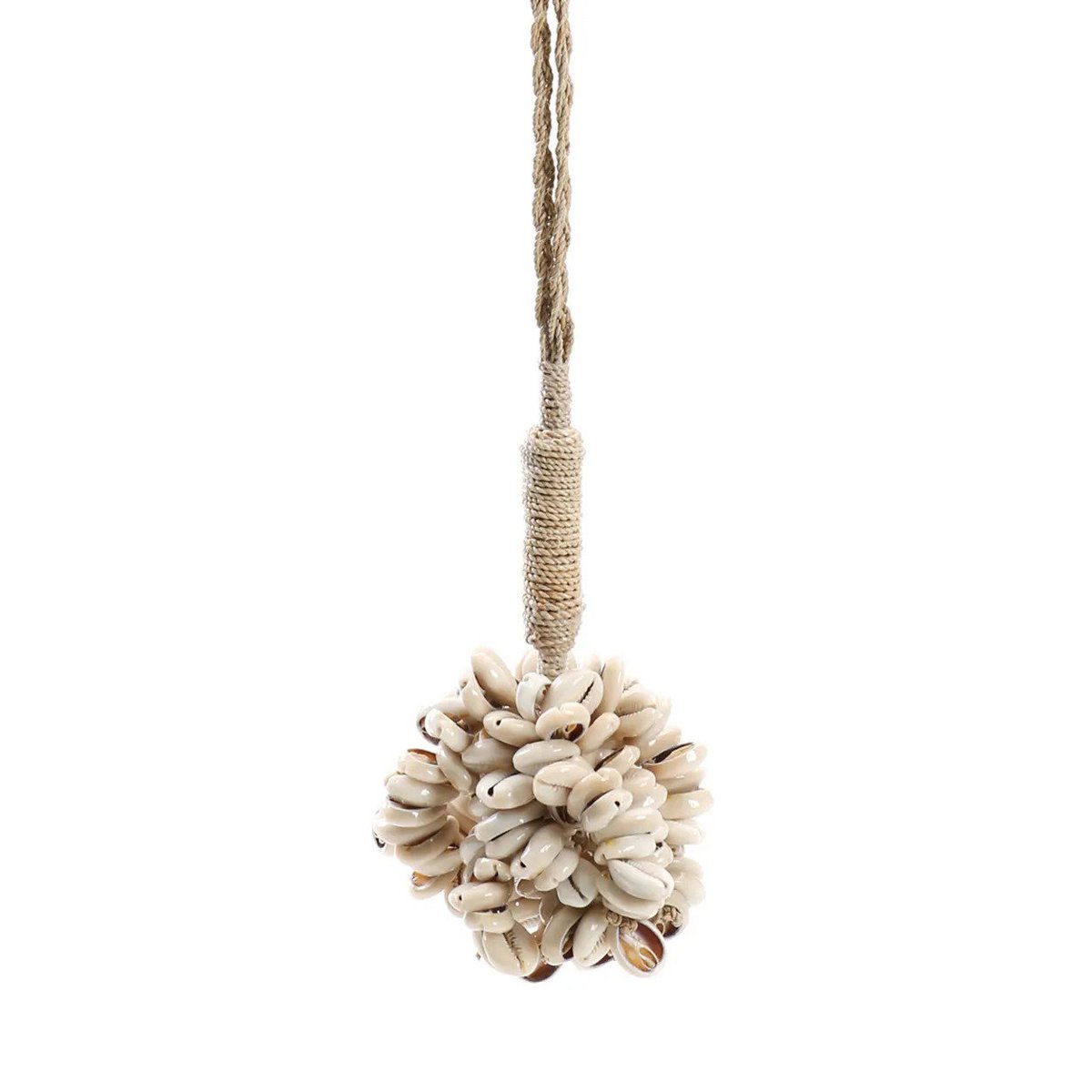 The Door Shell Cowrie Tassel - Naturel
