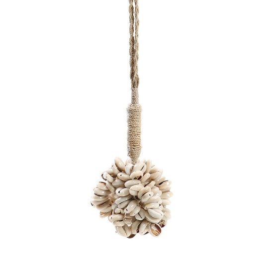 The Door Shell Cowrie Tassel - Naturel