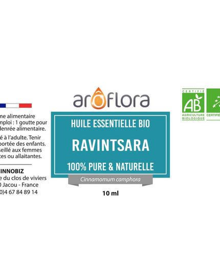Set van 6 BIOLOGISCHE essentiële oliën 6x10 ml Ravintsara