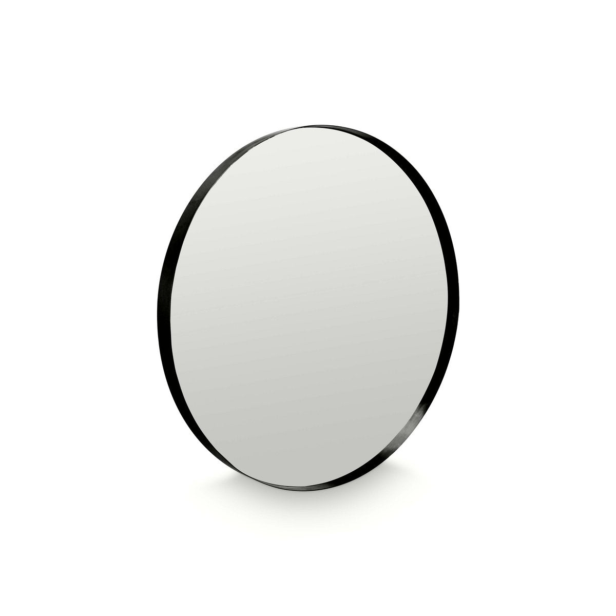 Mirror Round Deep Black 60cm