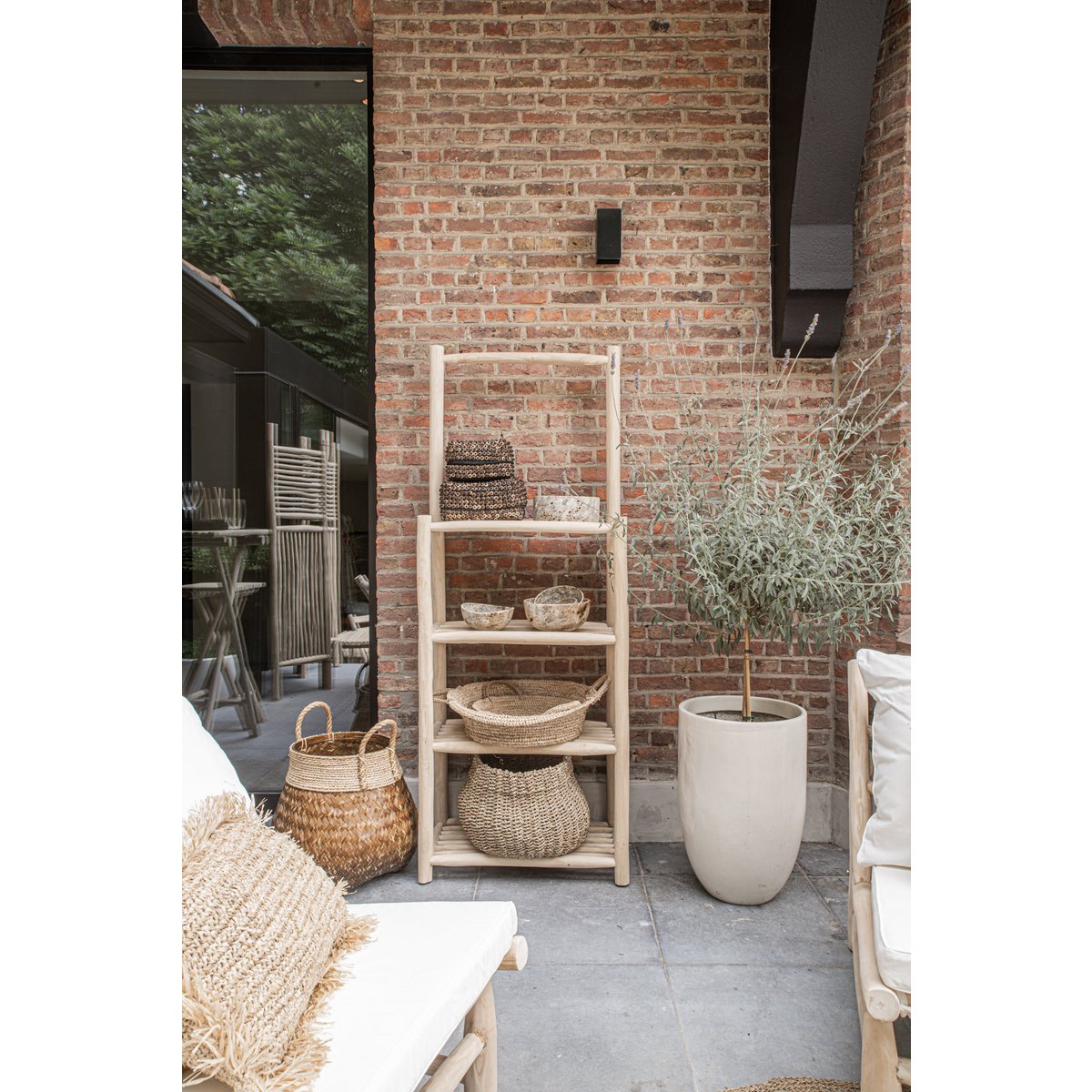 The Raffia Basket Trays - Natural - S