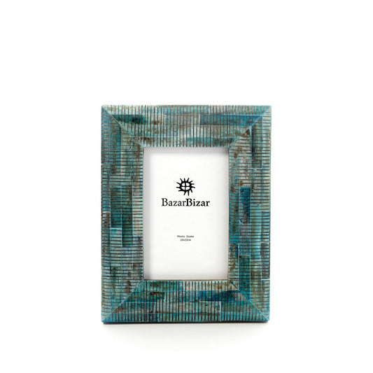 Het Ocean Ripple Frame - Turkoois - 10x15