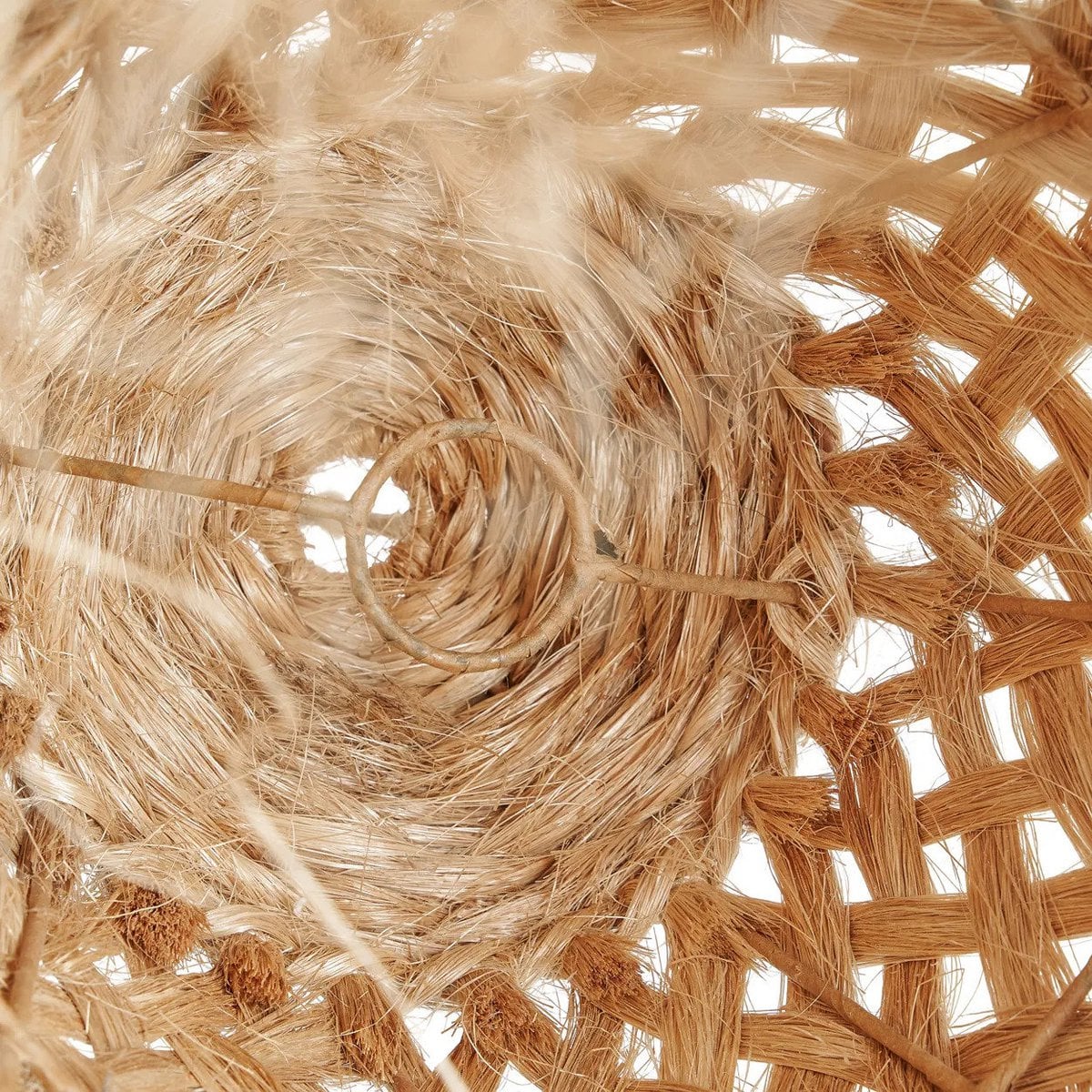 De Abaca Jelly Fish-hanger - Naturel - S