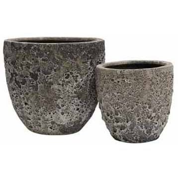 Plantenpot - Laki oceanic coral set Ø36/25 x H34/25 cm - (set van 2)