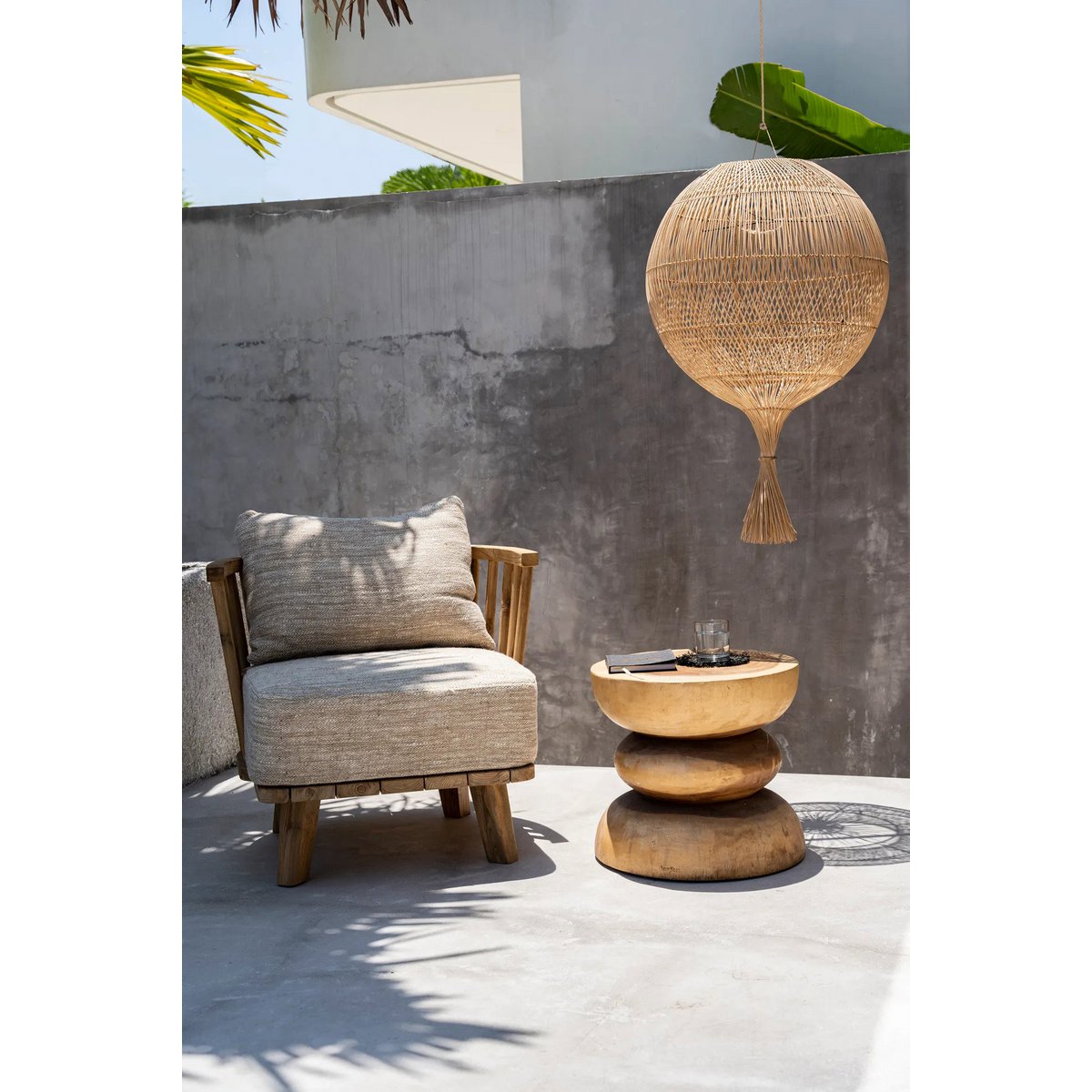 De Wonton Vloerlamp - Hanglamp - Naturel