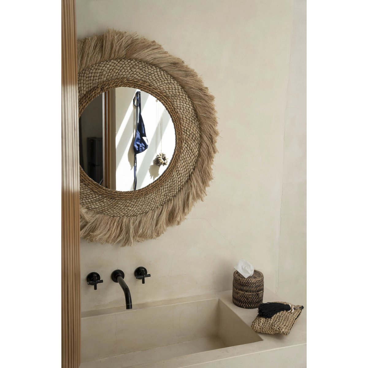 De Capri Spiegel - Naturel - L