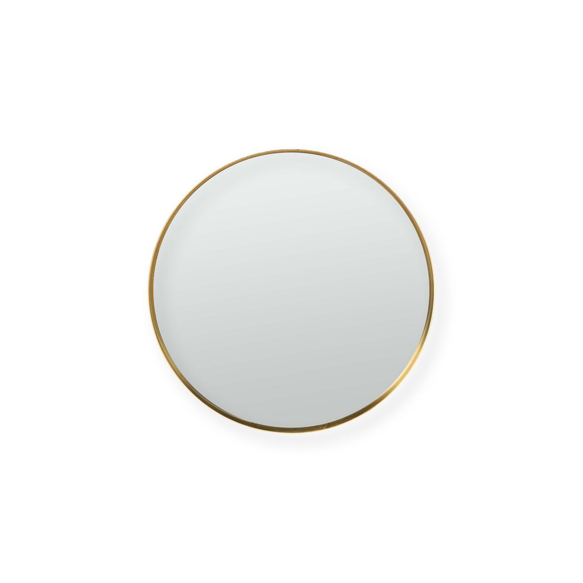 Mirror Round Deep Gold 30cm