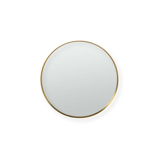 Mirror Round Deep Gold 30cm