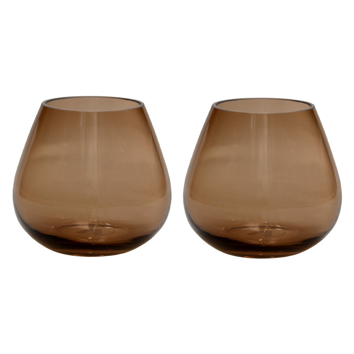 Waxinelichthouder - Tasman XS taupe (set van 2 stuks)