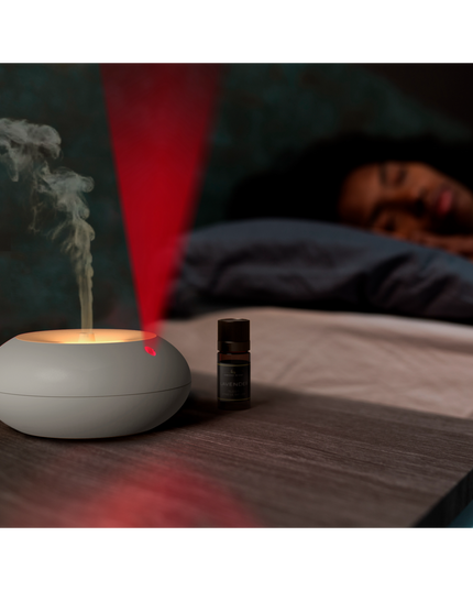 Dreamalia: Ultrasone diffuser met begeleide ademhaling