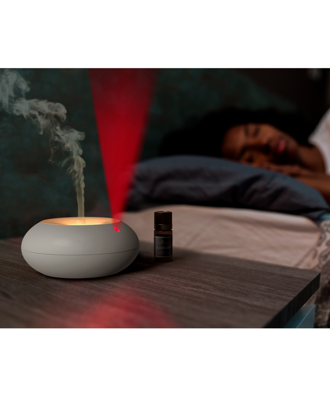 Dreamalia: Ultrasone diffuser met begeleide ademhaling