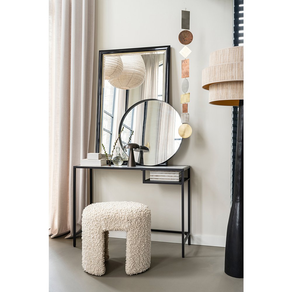 Candle Holder o/f Trumpet Shape Glass Clear 9.5x15cm