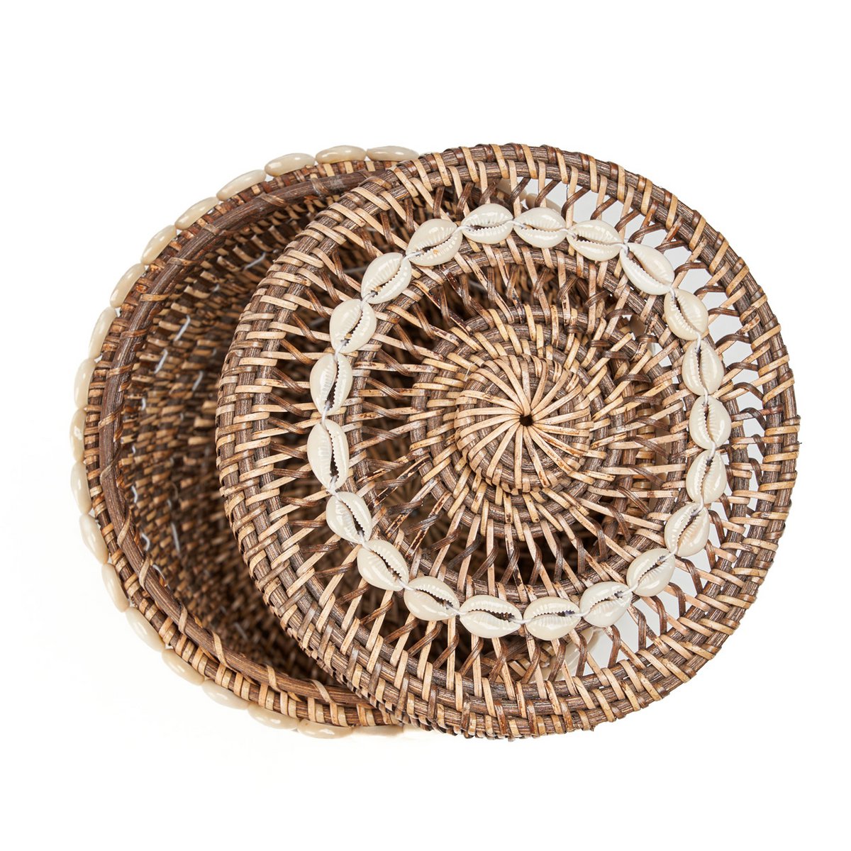 De Shell Opbergbak - Natuurlijk Bruin