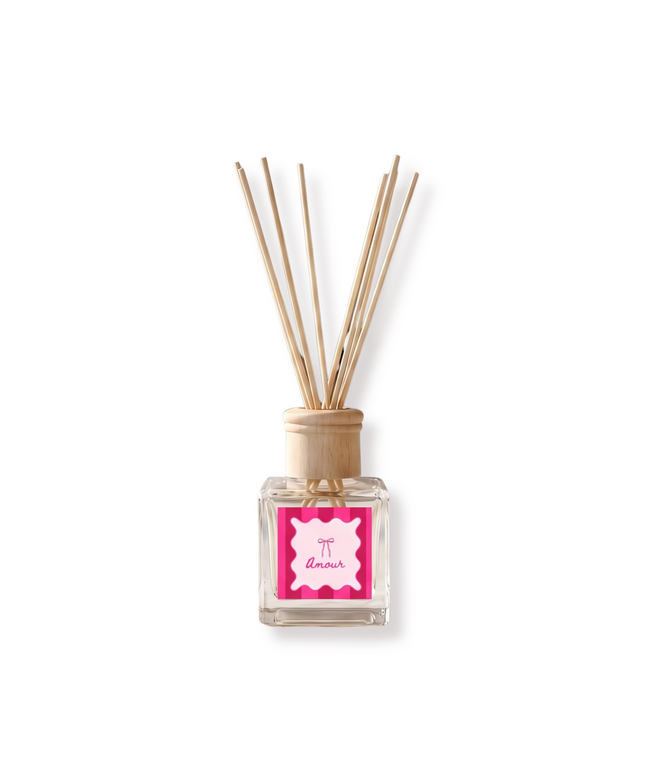 Rietverspreider - Amour - Zoet parfum - 100 ml