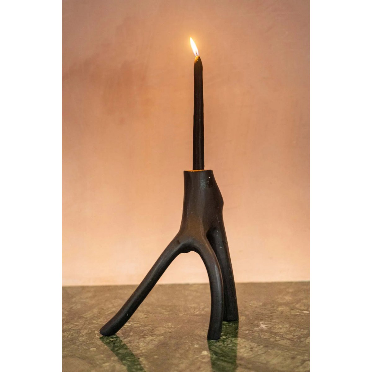 The Triple Twig Candle Holder - Zwart