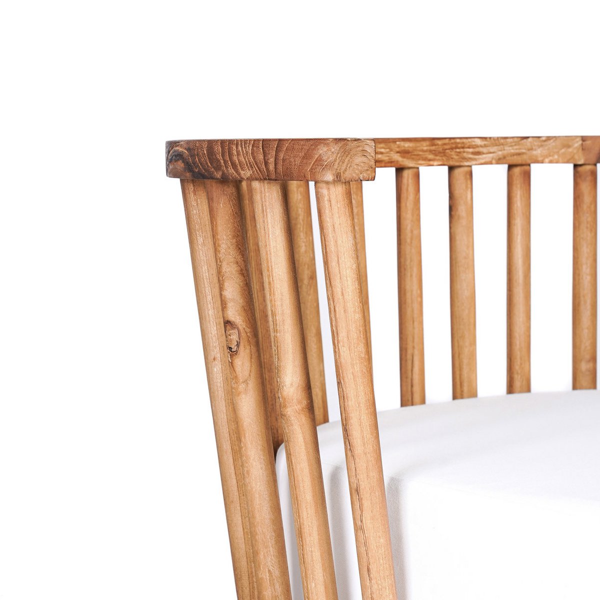 De Malawi Eenzitsbank - Natuurlijk Wit