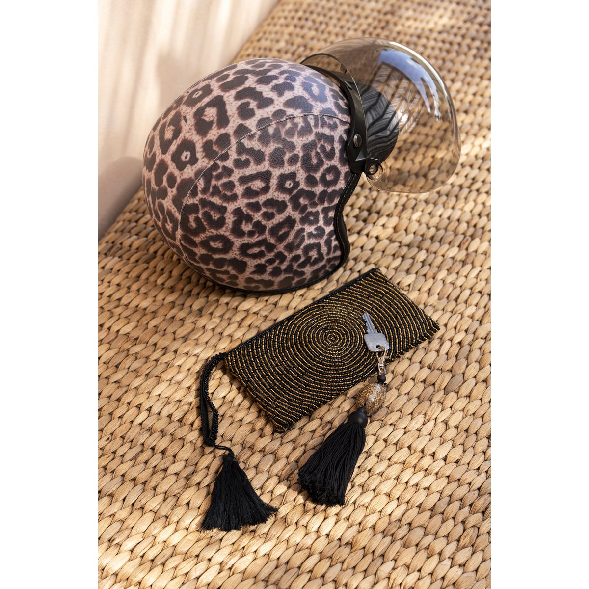 De Sumbawa sleutelhanger - zwartbruin