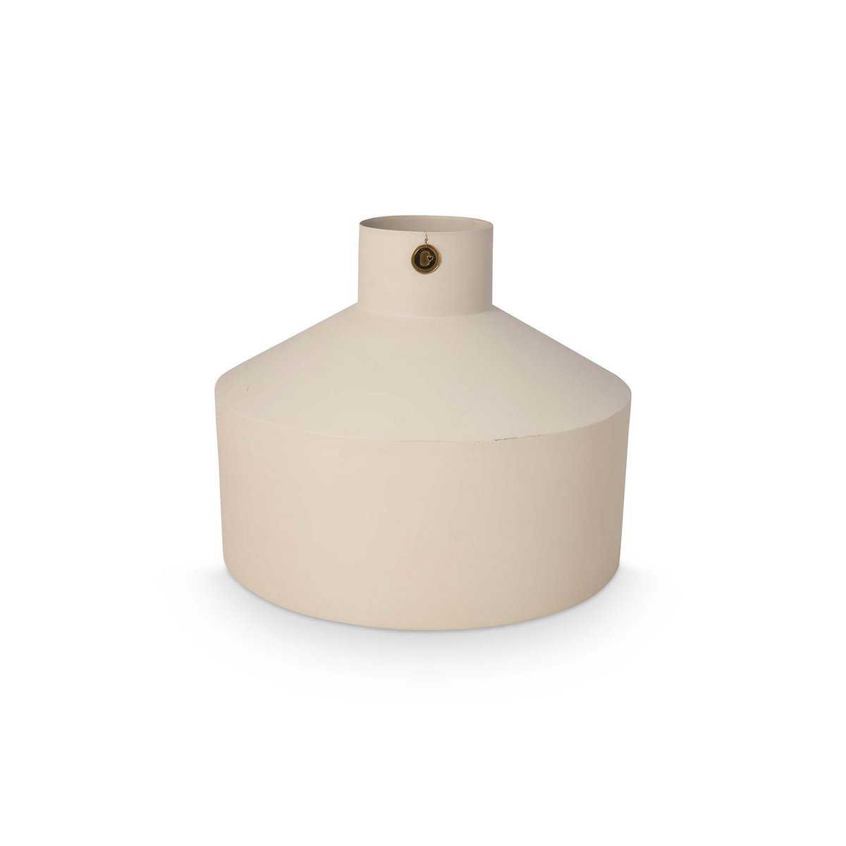 Vase Metal Flax 38x31cm