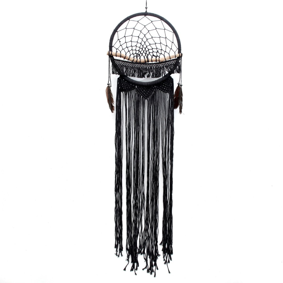 The Macrame Wood Dreamer - Black