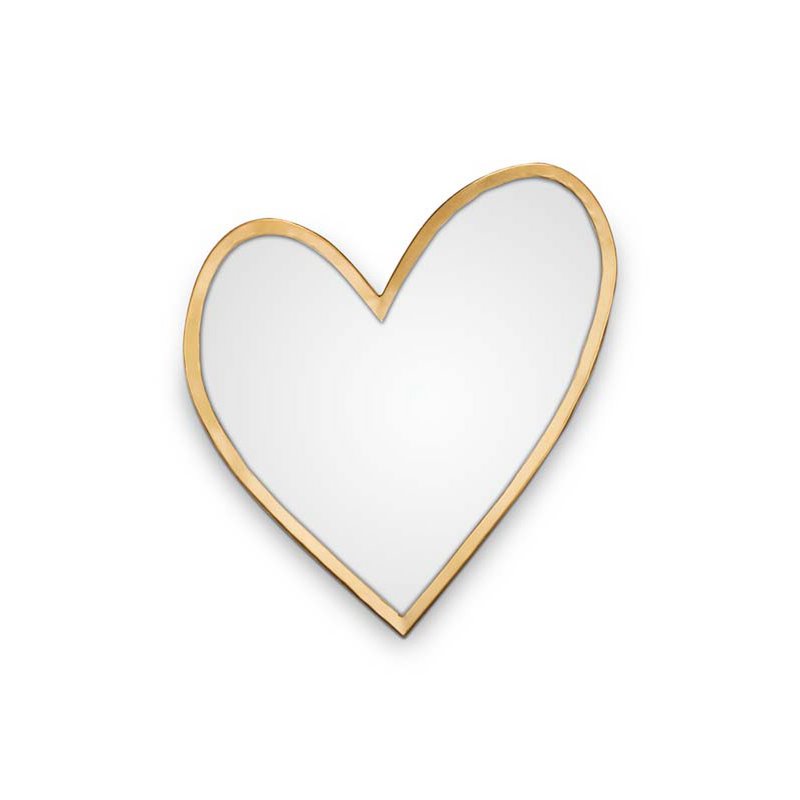 Mirror Heart Gold 30cm