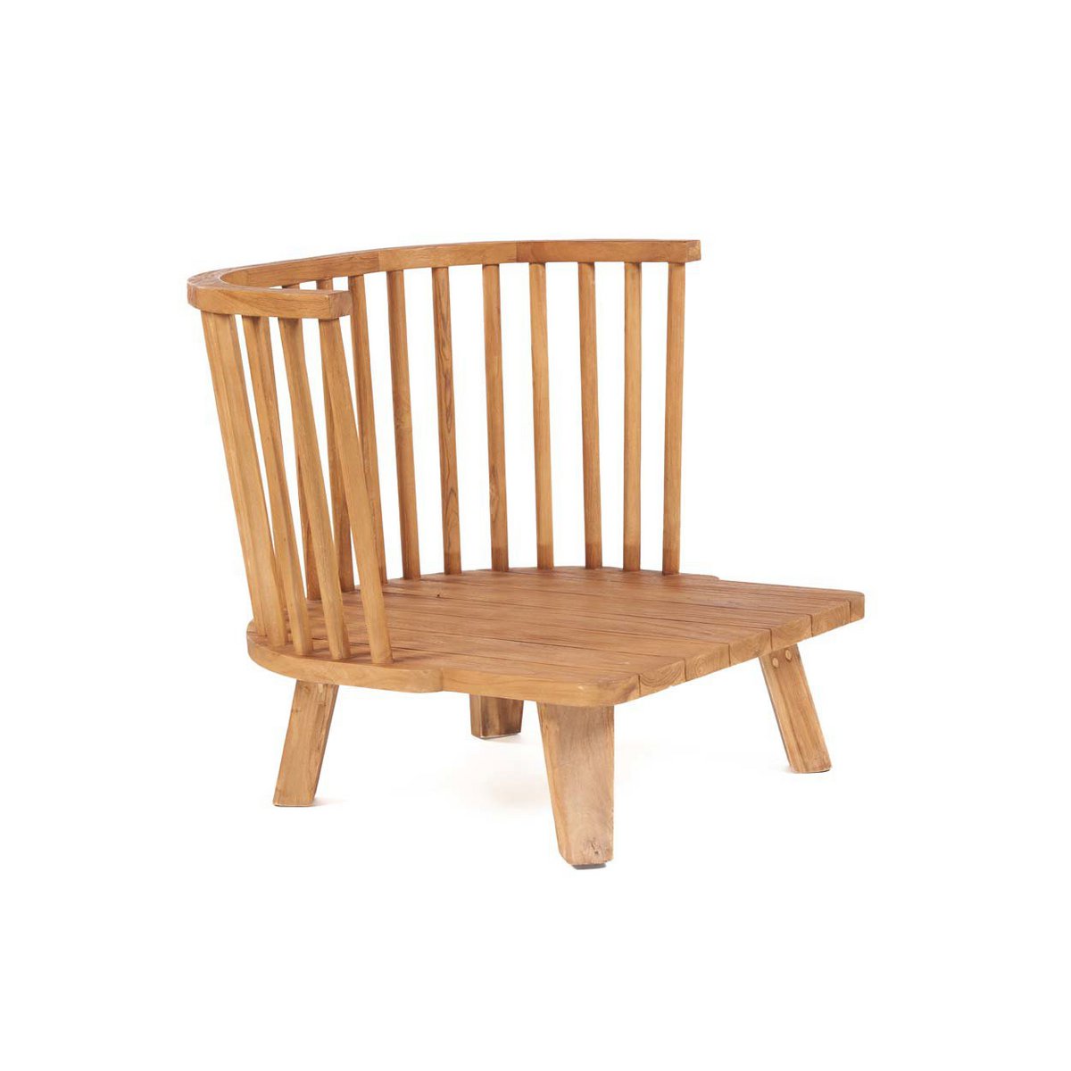 De Malawi Eenzitsbank - Natuurlijk Zwart