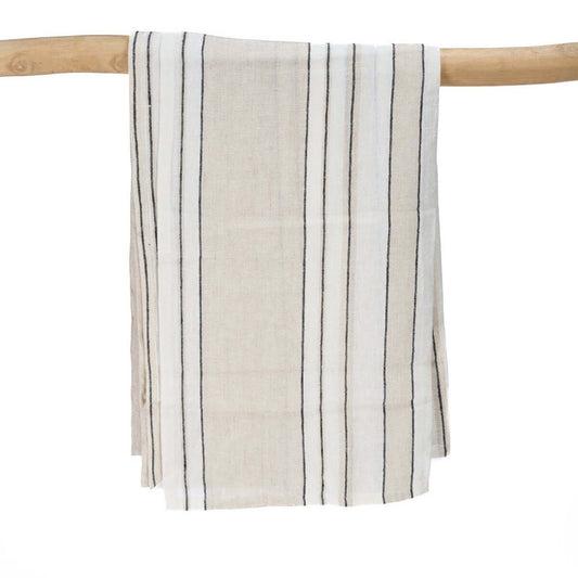 Het Provence Tafelkleed - Naturel Zwart Wit - 150x300