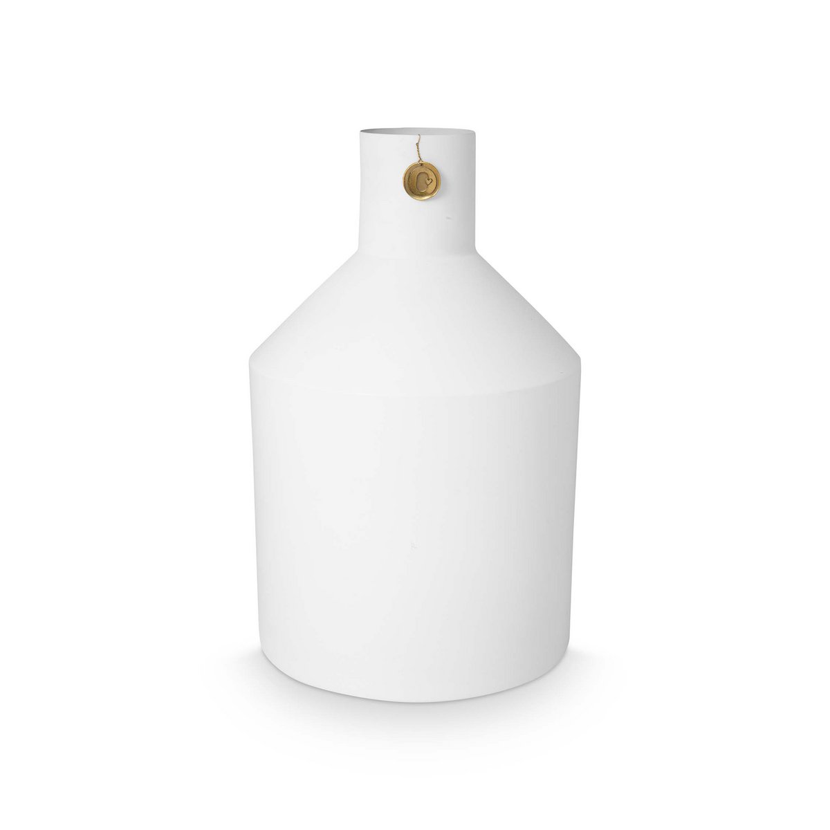 Vase Metal White 24x38cm
