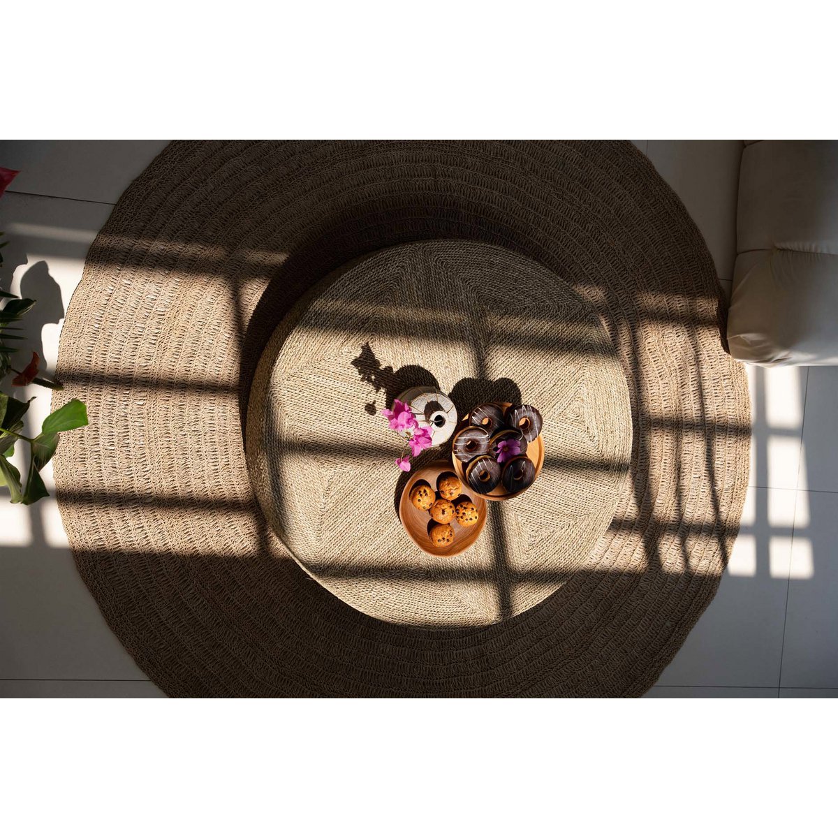 De enorme poef - naturel